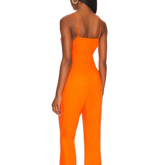 NWT | Lita by Ciara x Revolve Tie Front Jumpsuit in Cherry Tomato XXL - $398 - Picture 3 of 8